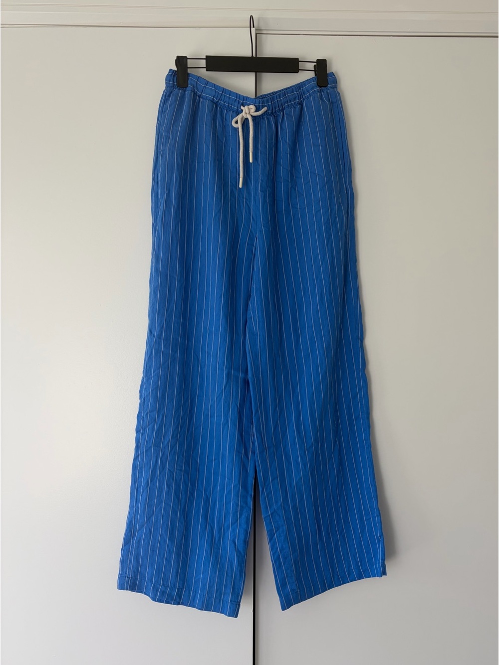 Zara striped wide leg pants